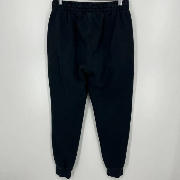 Champion Sweatpants Men's Size M Black Tapered Leg Pockets Drawstring - Picture 6 of 9